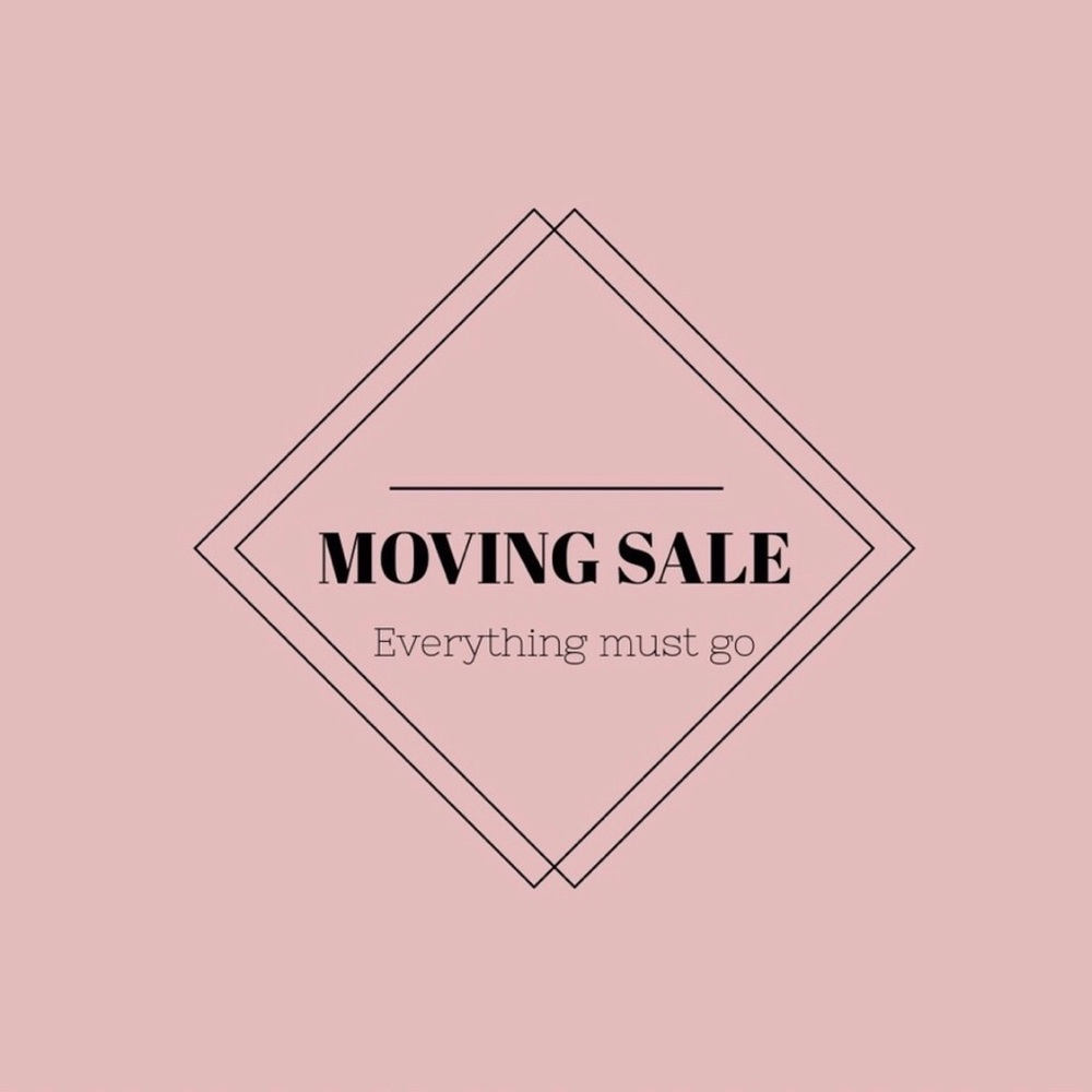 Moving sale!